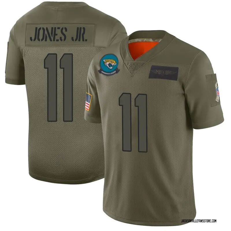 Men's Camo Limited Marvin Jones Jr. Jacksonville 2019 Salute to Service Jersey